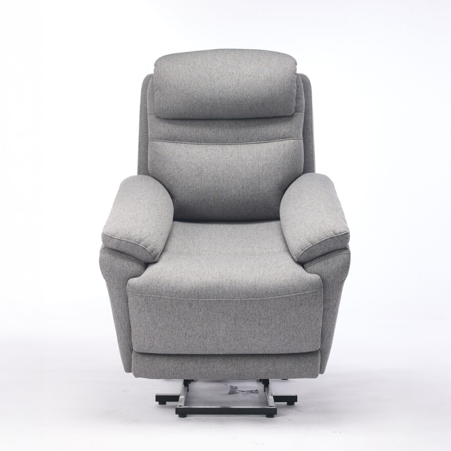 Lisbon Power Lift Otomatik Mekanizmalı Baba ve TV Koltuğu Bej-Gri Kumaş 88x99x106 cm - 17