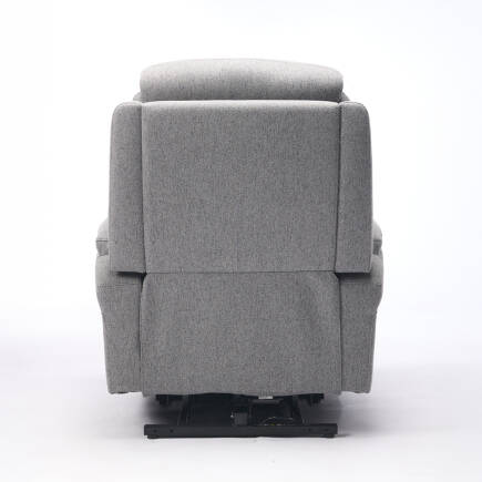 Lisbon Power Lift Otomatik Mekanizmalı Baba ve TV Koltuğu Bej-Gri Kumaş 88x99x106 cm - 6