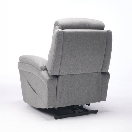 Lisbon Power Lift Otomatik Mekanizmalı Baba ve TV Koltuğu Bej-Gri Kumaş 88x99x106 cm - 7