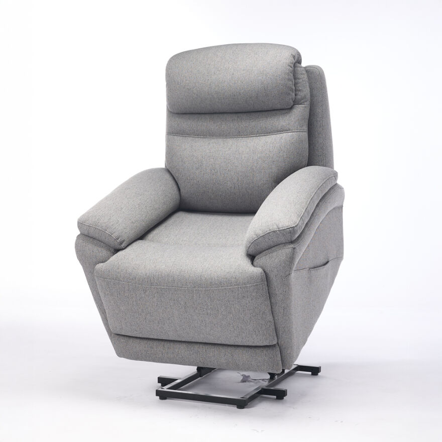 Lisbon Power Lift Otomatik Mekanizmalı Baba ve TV Koltuğu Bej-Gri Kumaş 88x99x106 cm - 20