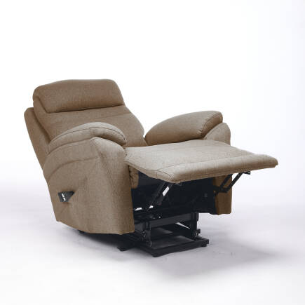 Lisbon Power Lift Otomatik Mekanizmalı Baba ve TV Koltuğu Vizon Kumaş 88x99x106 cm - 13
