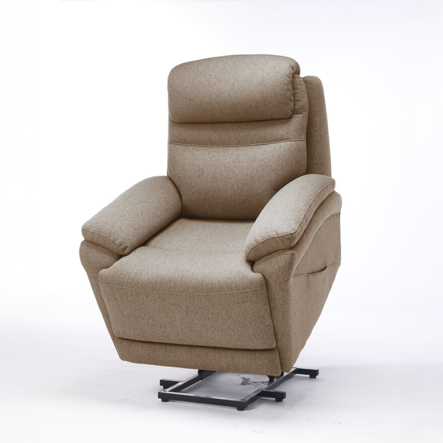 Lisbon Power Lift Otomatik Mekanizmalı Baba ve TV Koltuğu Vizon Kumaş 88x99x106 cm - 16