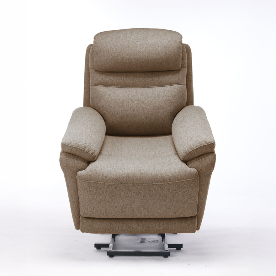 Lisbon Power Lift Otomatik Mekanizmalı Baba ve TV Koltuğu Vizon Kumaş 88x99x106 cm - 11