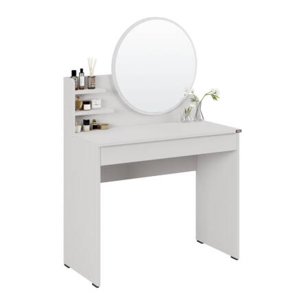 Make-Up Makyaj Masası - Diamond Beyaz 90x138x45 cm - 5