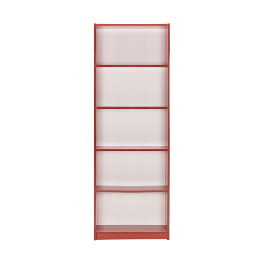Max 5 Raflı Kitaplık-Parlak Kırmızı 58x170x23 cm (GxYxD) - 3
