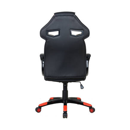 Max Racing Combat Oyuncu ve Çalışma Koltuğu-Siyah-Gri-Kırmızı 63,5x119-129x69,5 cm (GxYxD) - 4