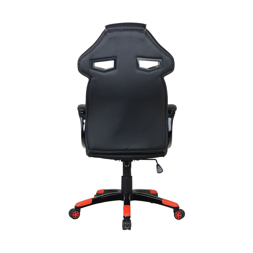 Max Racing Combat Oyuncu ve Çalışma Koltuğu-Siyah-Gri-Kırmızı 63,5x119-129x69,5 cm (GxYxD) - 4
