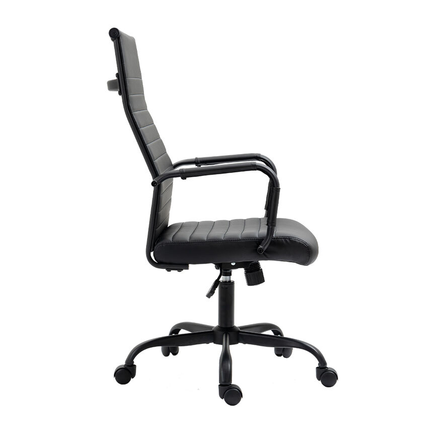 Milan Tasarım Ofis ve Yönetici Koltuğu-S.Deri-Siyah 54,5x105,5-115,5x61,5 cm (GxYxD) - 3