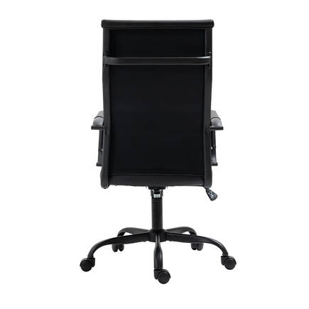 Milan Tasarım Ofis ve Yönetici Koltuğu-S.Deri-Siyah 54,5x105,5-115,5x61,5 cm (GxYxD) - 4