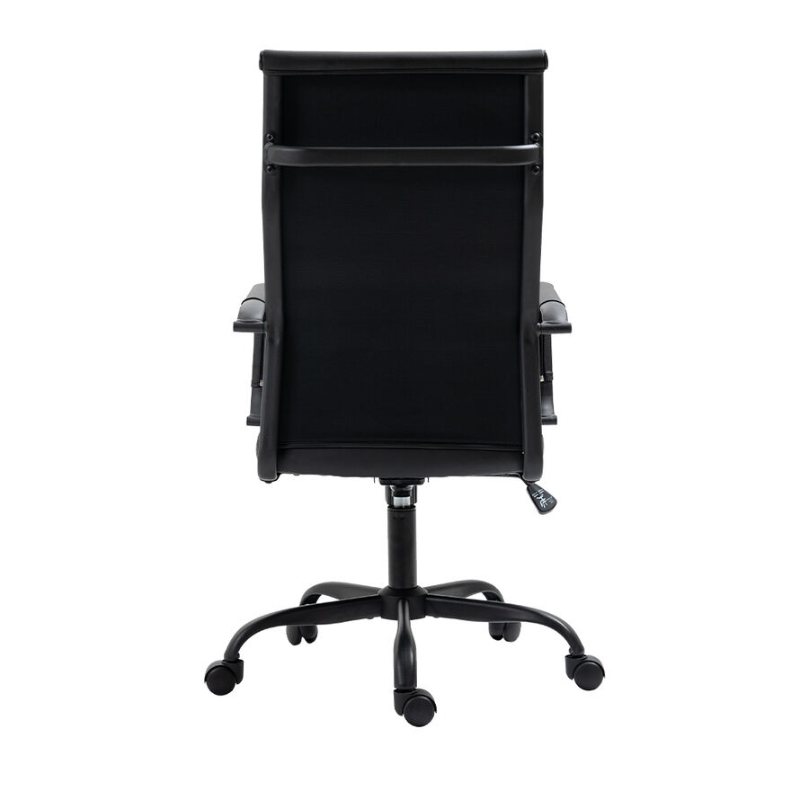 Milan Tasarım Ofis ve Yönetici Koltuğu-S.Deri-Siyah 54,5x105,5-115,5x61,5 cm (GxYxD) - 4