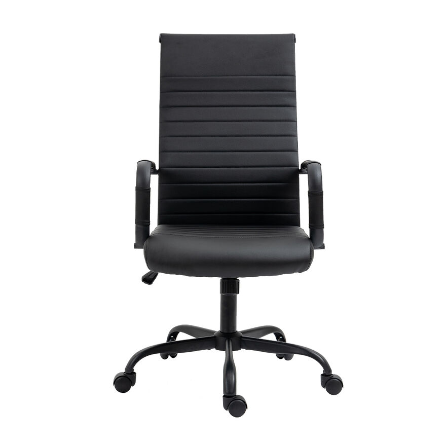Milan Tasarım Ofis ve Yönetici Koltuğu-S.Deri-Siyah 54,5x105,5-115,5x61,5 cm (GxYxD) - 2