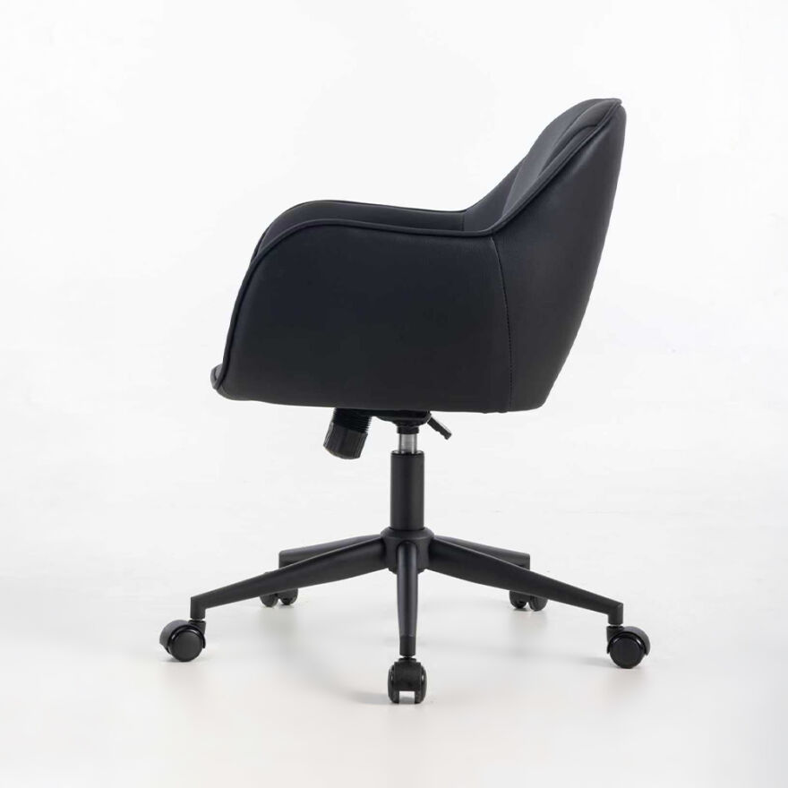 Milano Çalışma Koltuğu - Siyah S.Deri 60x80-88x62 cm - 7