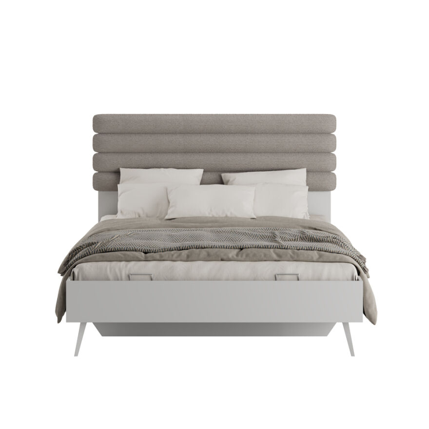 Milano Çift Kişilik Karyola - Vizon/Zebra 166x120x205 cm - 3