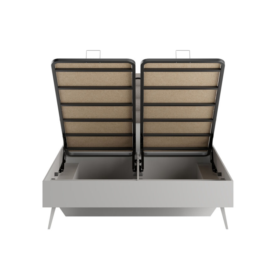 Milano Çift Kişilik Karyola - Vizon/Zebra 166x120x205 cm - 7