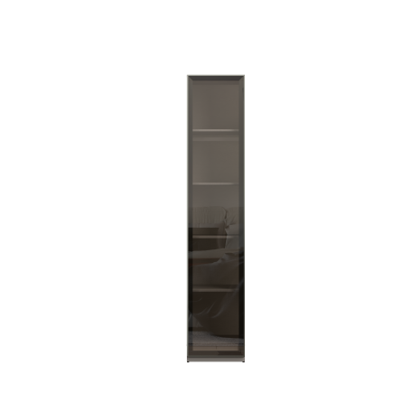 Milano Gardırop Opsiyonel Tek Cam Kapak - Bronz Cam 45x218x2 cm - 3