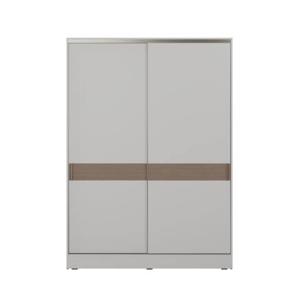 Milano Sürgülü Gardırop - Vizon/Zebra 160x223x60 cm - 2