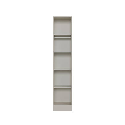 Milano Gardırop Opsiyonel Tek Kapak Gövde - Vizon 45x223x60 cm - Adore Mobilya