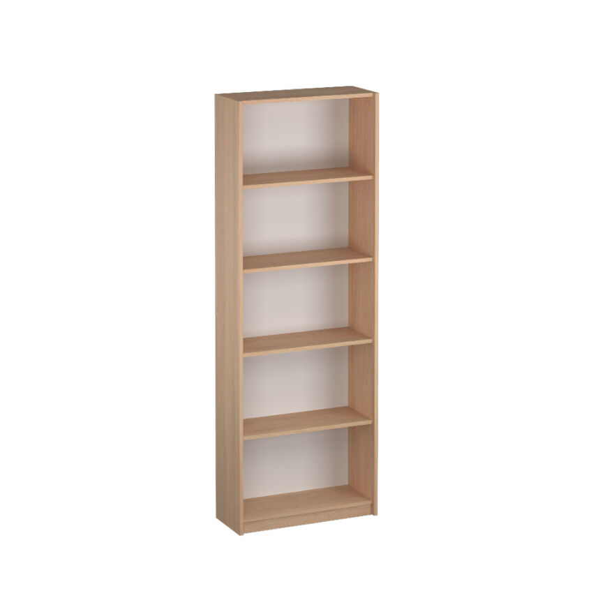 Modern 5 Raflı Kitaplık - Sonoma 64x182x26 cm (GxYxD) - 5