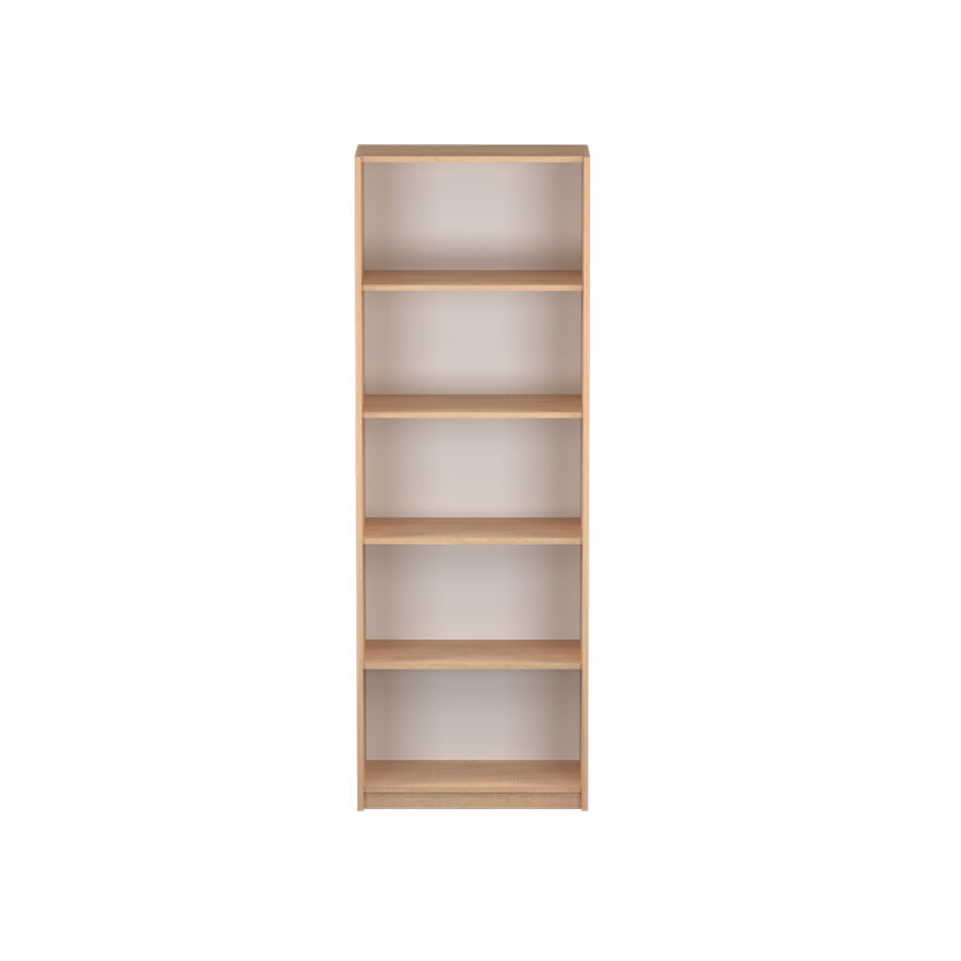 Modern 5 Raflı Kitaplık - Sonoma 64x182x26 cm (GxYxD) - 6