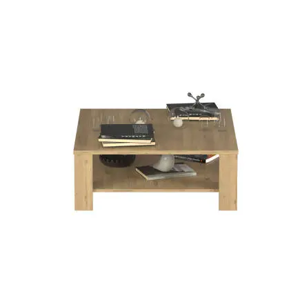 New Line Kare Orta Sehpa - Florida Meşe 90x42x90 cm - 3