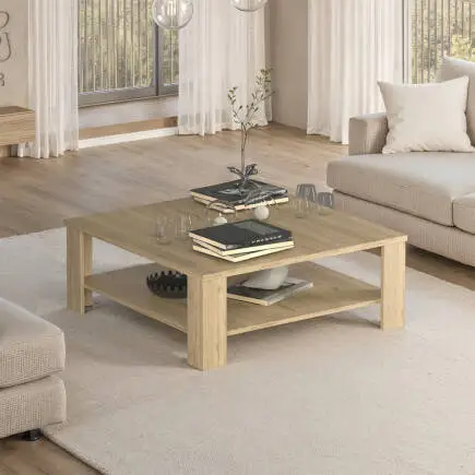 New Line Kare Orta Sehpa - Florida Meşe 90x42x90 cm 