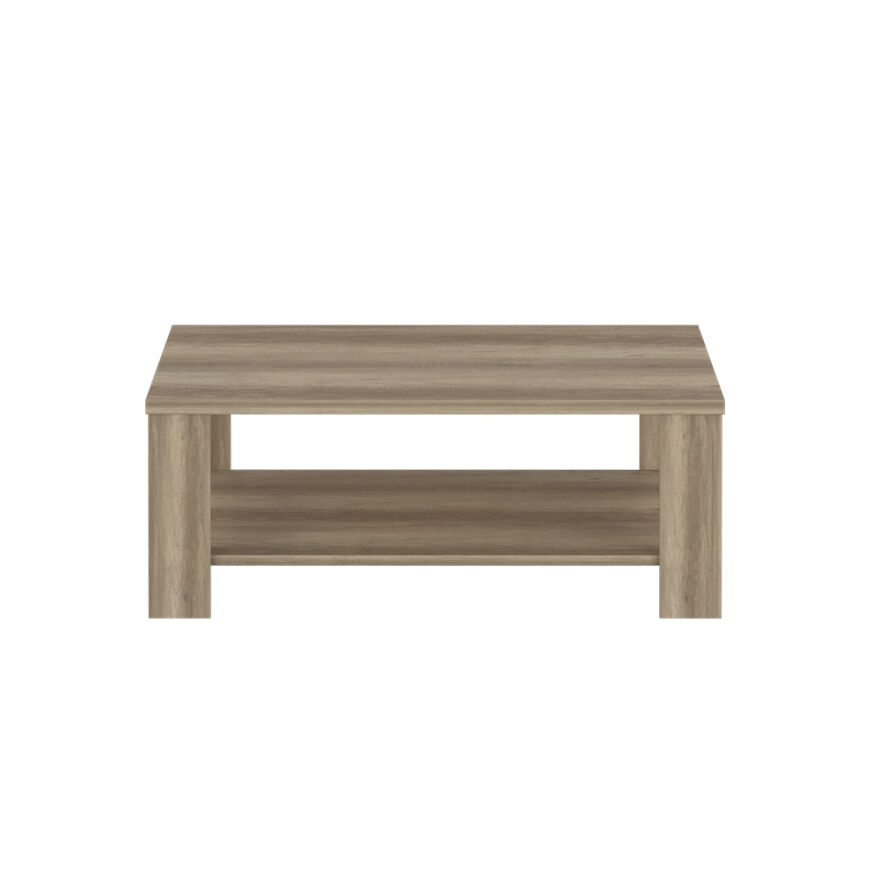 New Line Kare Orta Sehpa - Açık Ceviz (Tori) 90x35x90 cm (GxYxD) - 4