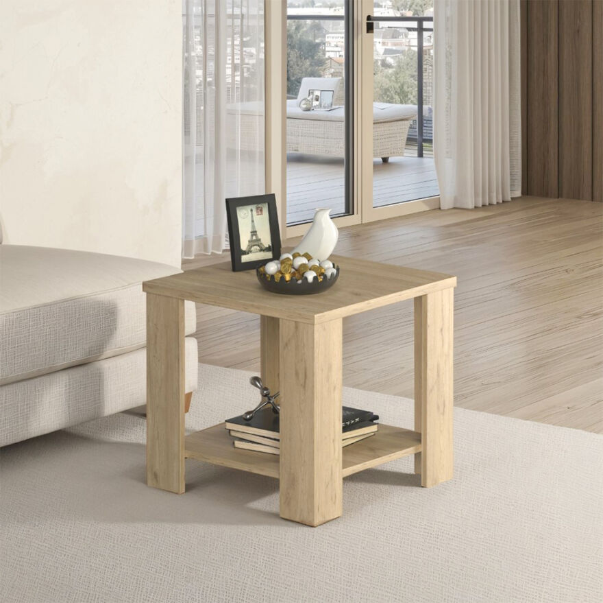 New Line Sehpa - Florida Meşe 50x48x50 cm - 1