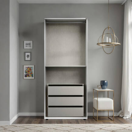 3 Çekmeceli Modül - Trend Gri 80x63x47 cm (1)