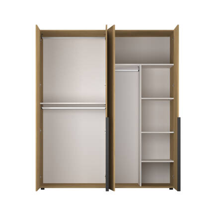 Oryana 4 Kapaklı Gardırop - Florida Meşe 180x210x62 cm - 8