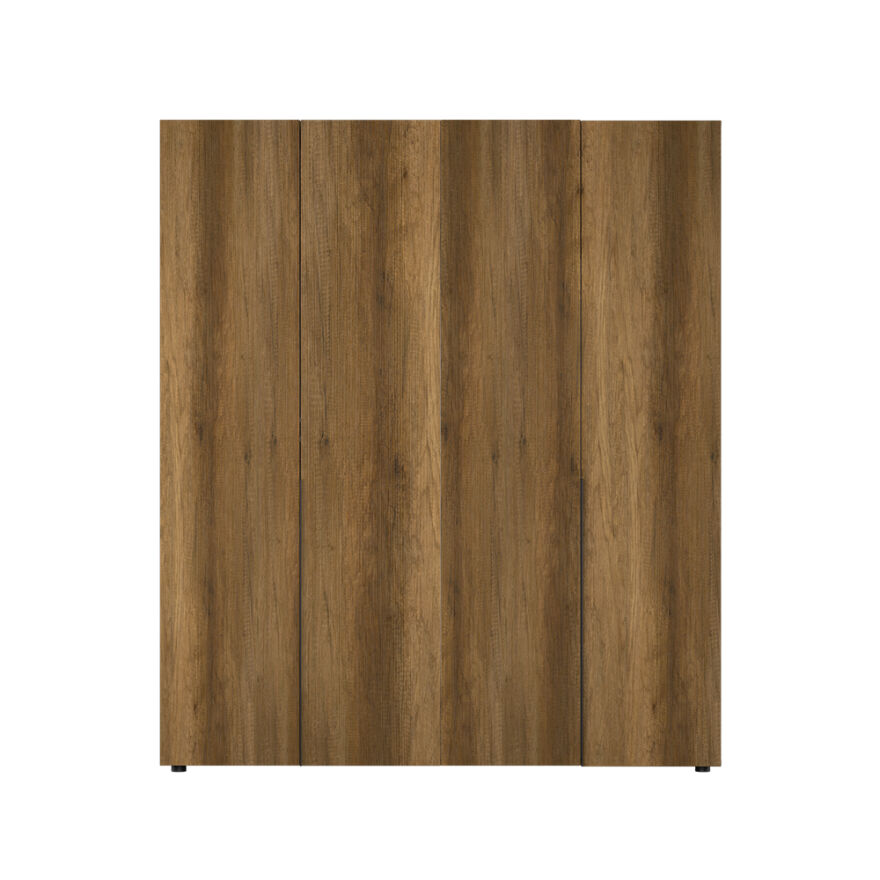 Oryana 4 Kapaklı Gardırop-Koyu Ceviz 180x210x62 cm - 10