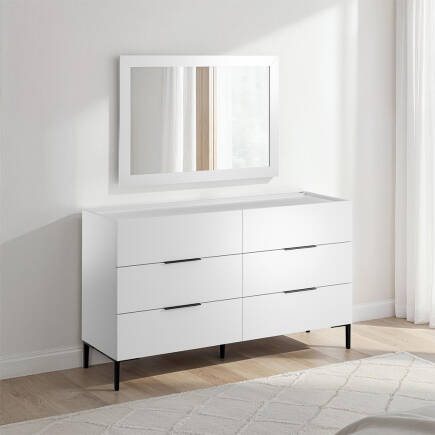 Oryana Ayna - Diamond Beyaz 68x98x2 cm 