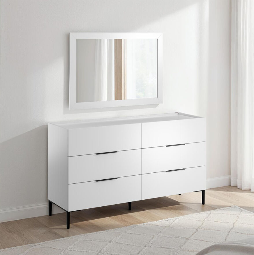 Oryana Ayna - Diamond Beyaz 68x98x2 cm - 1