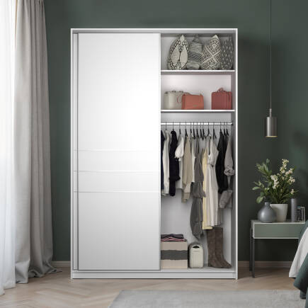 Platinum Plus Sürgülü Gardırop- Mat Beyaz 160x240x60 cm (GxYxD) - 4