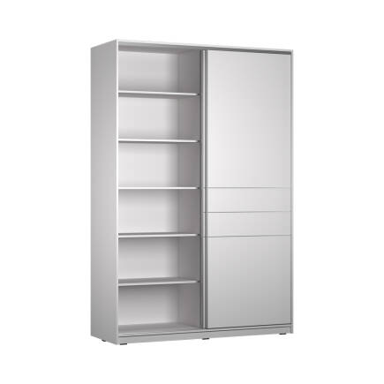 Platinum Plus Sürgülü Gardırop- Mat Beyaz 160x240x60 cm (GxYxD) - 8