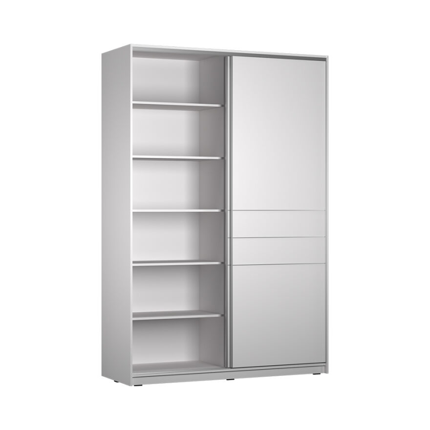 Platinum Plus Sürgülü Gardırop- Mat Beyaz 160x240x60 cm (GxYxD) - 8