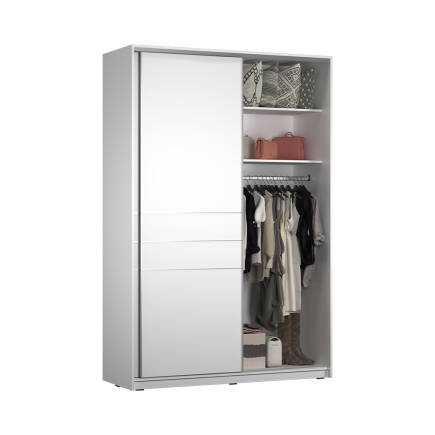Platinum Plus Sürgülü Gardırop- Mat Beyaz 160x240x60 cm (GxYxD) - 5