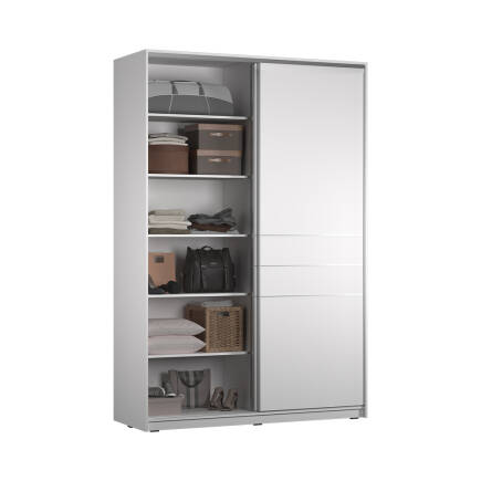Platinum Plus Sürgülü Gardırop- Mat Beyaz 160x240x60 cm (GxYxD) - 6
