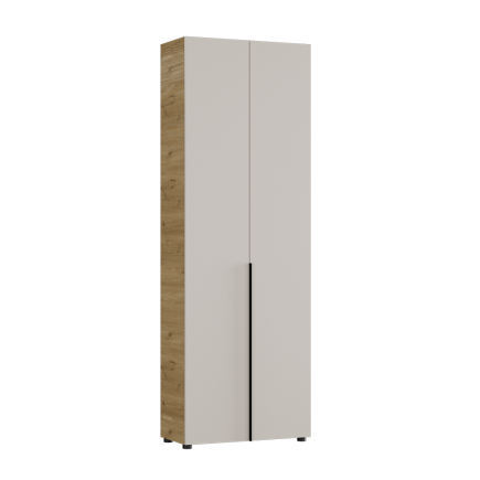 Porto 10 Bölmeli Vestiyer - Florida Meşe/Vizon 72x210x34 cm - 7