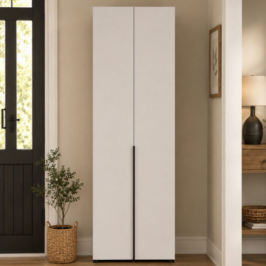 Porto 10 Bölmeli Vestiyer - Florida Meşe/Vizon 72x210x34 cm - 3