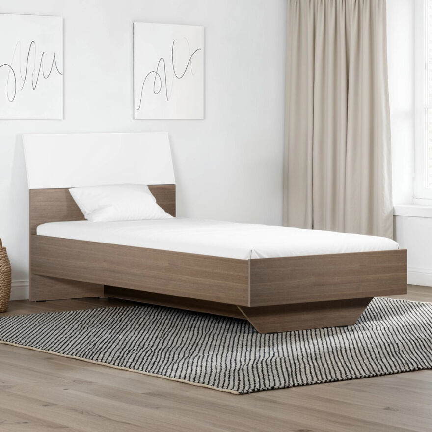 Prestij Tek Kişilik Karyola - Noce Beyaz 95x90x195 cm - 1