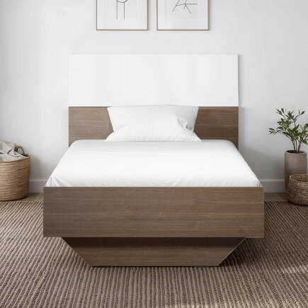 Prestij Tek Kişilik Karyola - Noce Beyaz 95x90x195 cm - 4