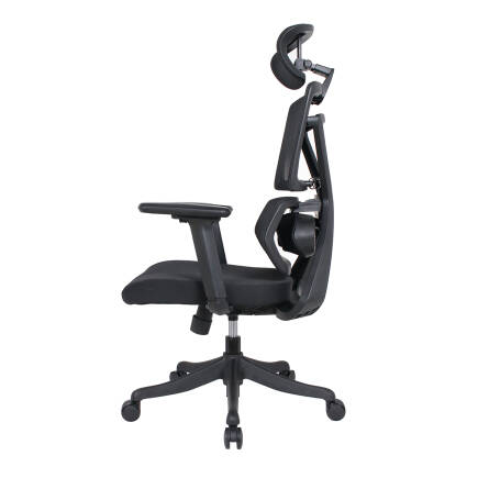 Pro-Tech Ultra Ergonomik Yönetici ve Çalışma Koltuğu - Siyah 70x113-124x69 cm - 7