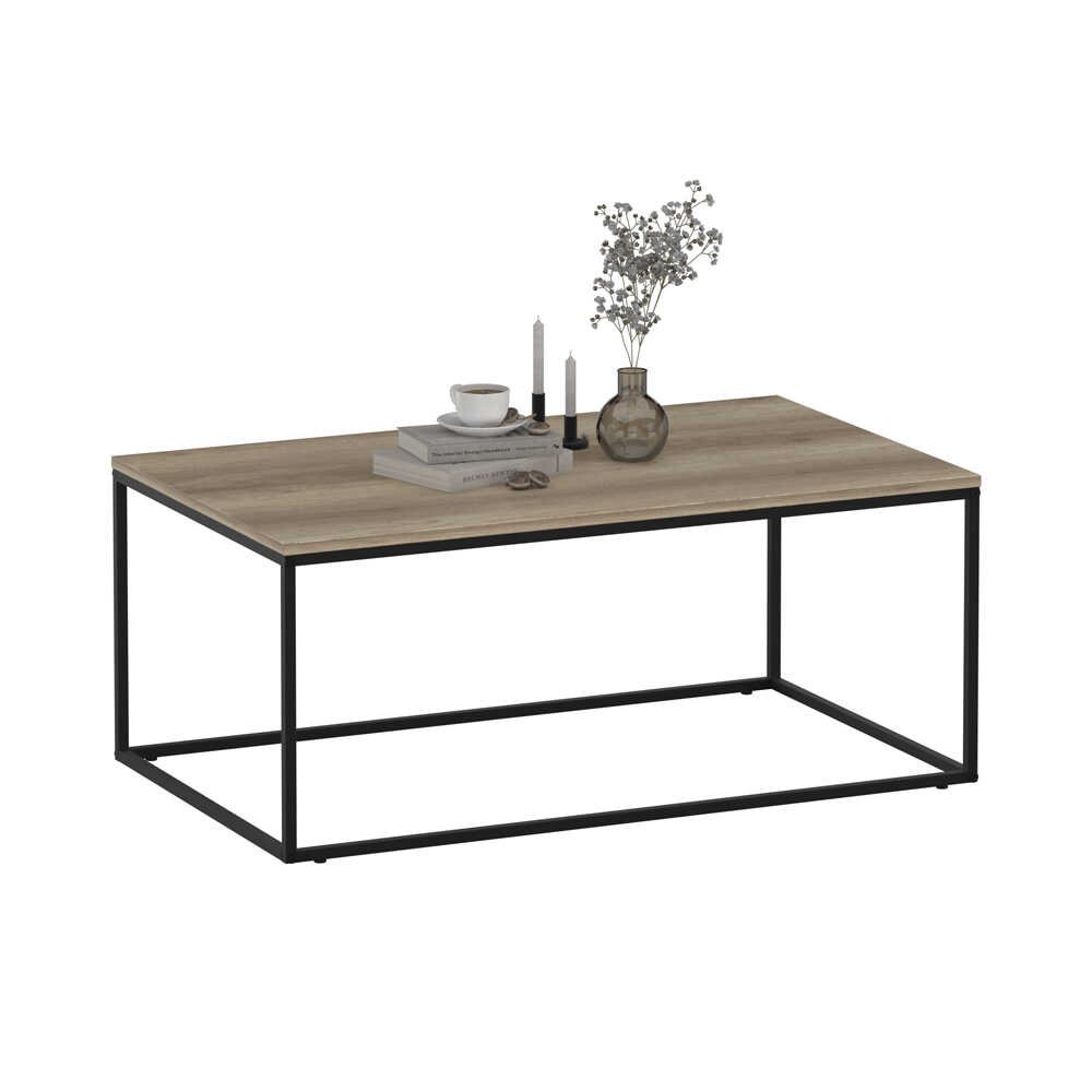 Profile Dikdörtgen Orta Sehpa - Açık Ceviz (Tori) 100x42x60 cm (GxYxD) - Adore Mobilya (1)