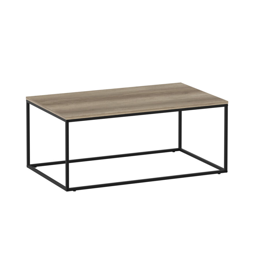 Profile Dikdörtgen Orta Sehpa - Açık Ceviz (Tori) 100x42x60 cm (GxYxD) - 4