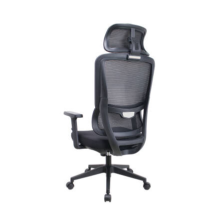 Reflex Full Ergonomic Yönetici ve Çalışma Koltuğu File Kumaş - Siyah 64x123-133x65 cm - 6