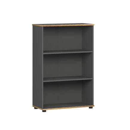 Rio 3 Raflı Kitaplık - Antrasit/Kontra 72x109x34 cm - 4