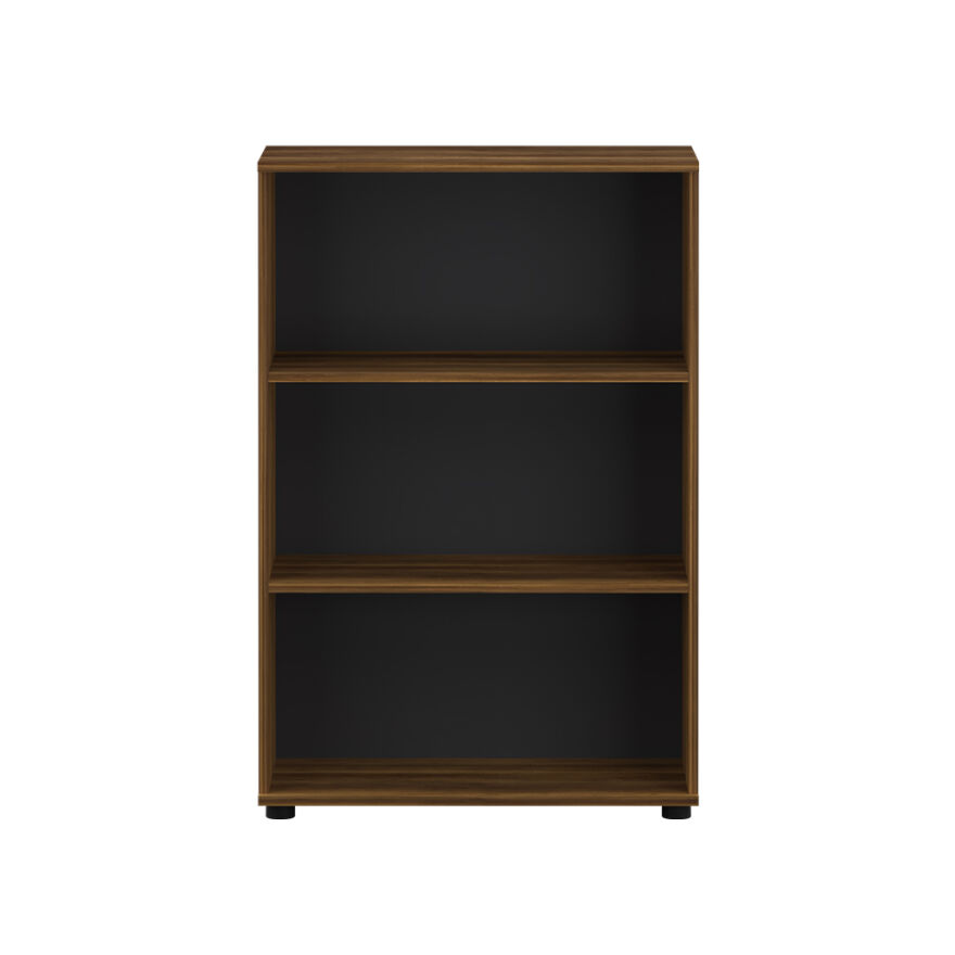 Rio 3 Raflı Kitaplık-Koyu Ceviz(Oslo Ceviz) 72x109x34 cm (GxYxD) - 2