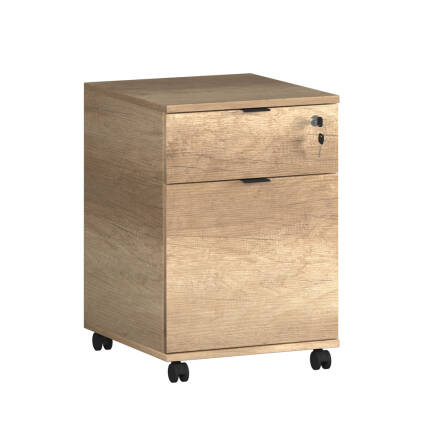 Rio Kilitli Çekmeceli Keson-Açık Ceviz (Tori) 41x61x45 cm (GxYxD) - 4