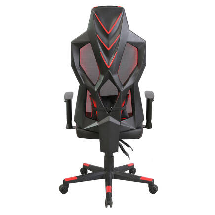 RYZE Breeze Oyuncu Koltuğu - RGB Siyah/Kırmızı 74x124-134x50 cm - 6