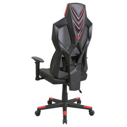 RYZE Breeze Oyuncu Koltuğu - RGB Siyah/Kırmızı 74x124-134x50 cm - 9